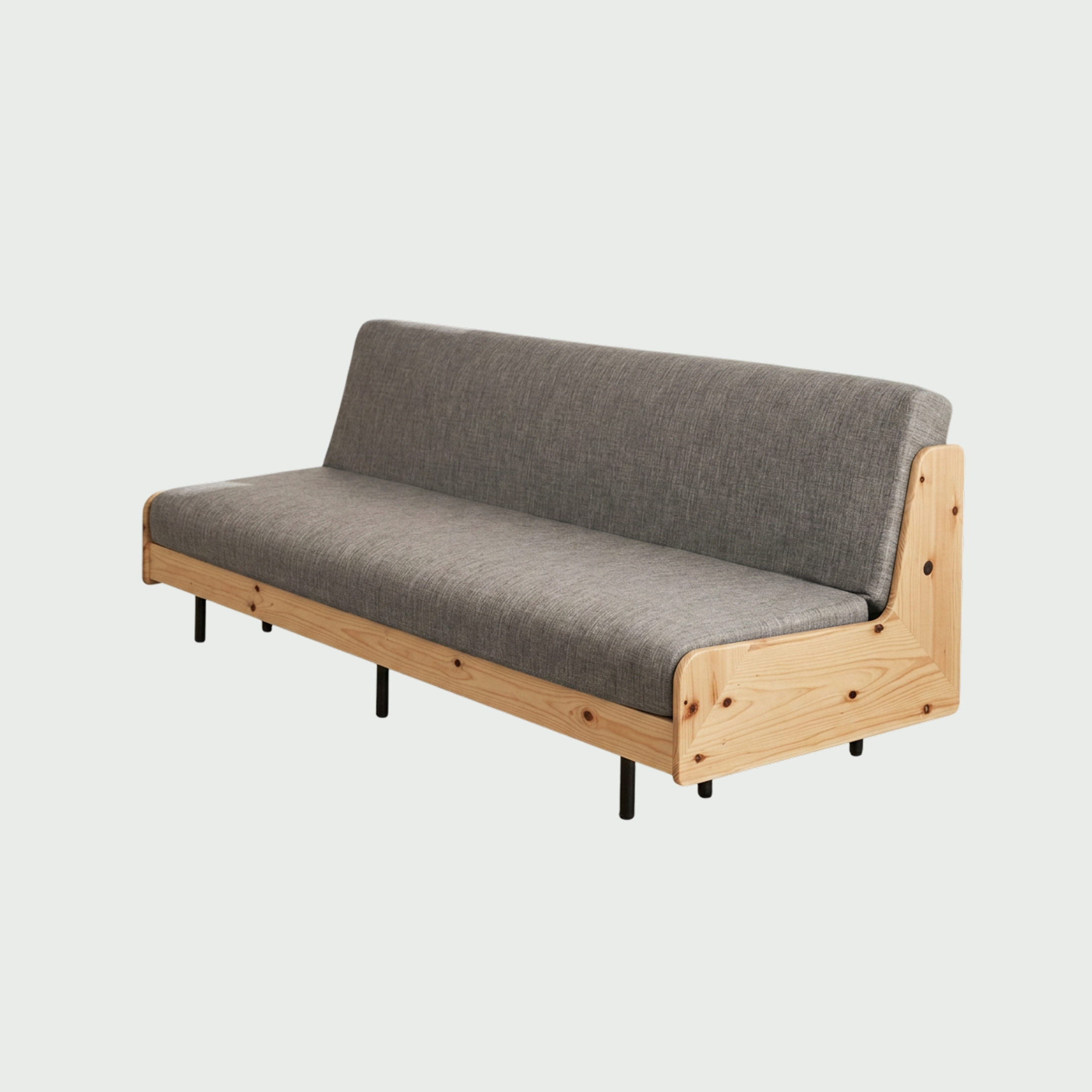 Meuble(モーブル) 日田杉 ごろ寝ソファベッド 幅199×奥行84×高さ75cm