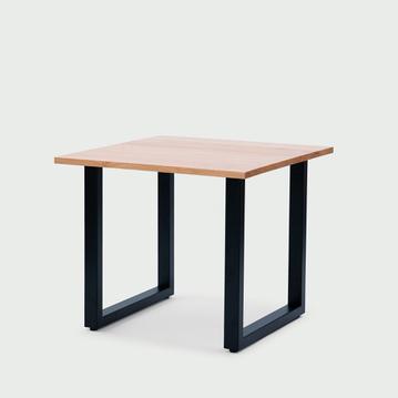 CIRCLE 無垢材天板 ダイニングテーブル 鉄脚