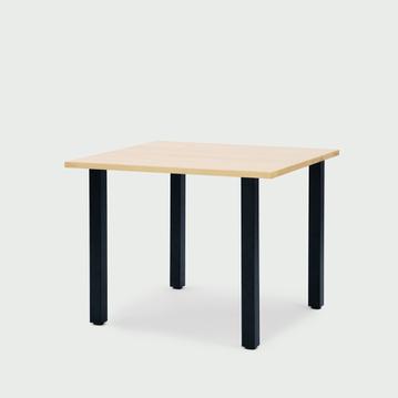 CIRCLE 無垢材天板 ダイニングテーブル 鉄脚