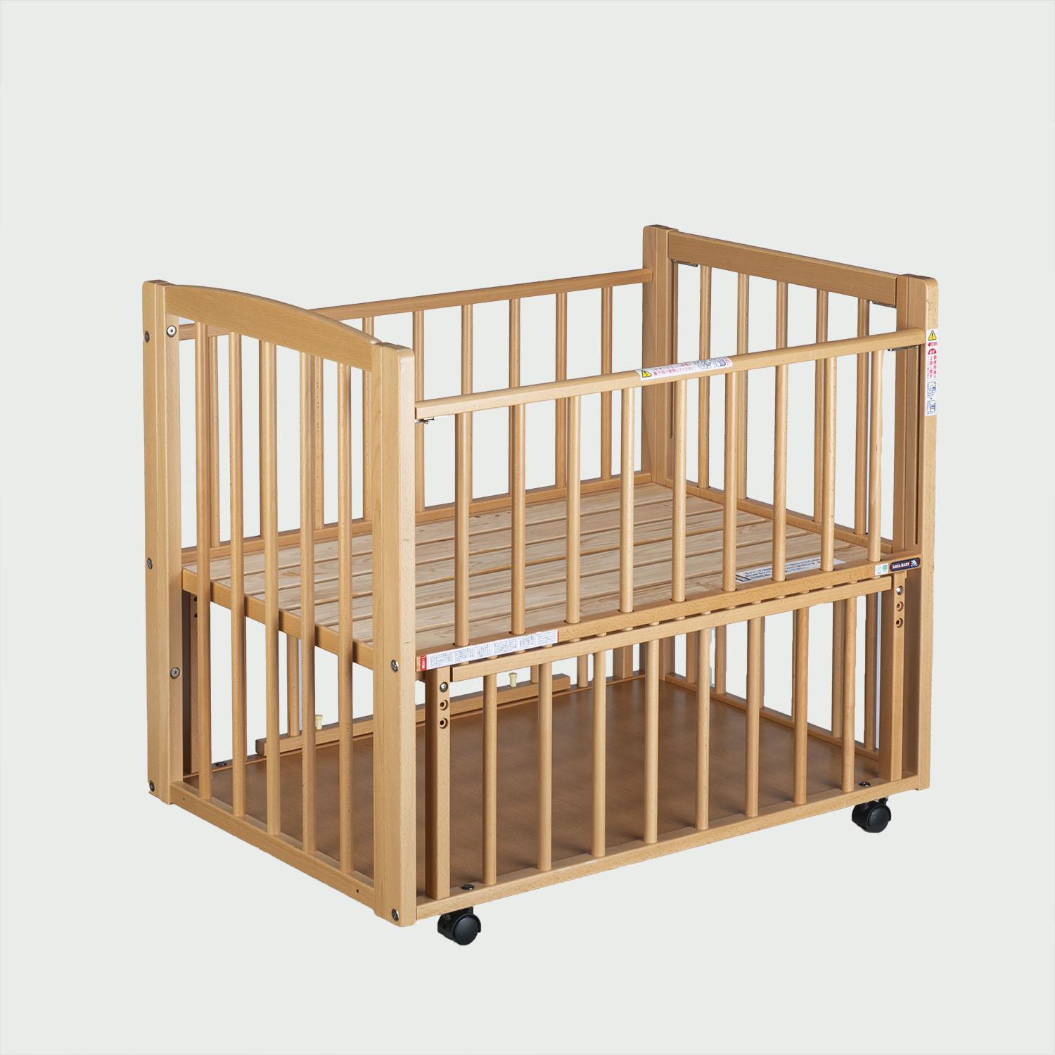 SAWABABY プチベリー 添い寝ベビーベッド ミニサイズ 幅66.2×奥行95×高