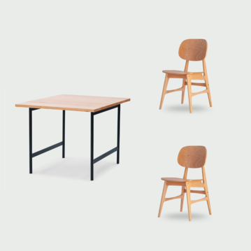 【CLAS SET】CIRCLE ダイニングセット W80