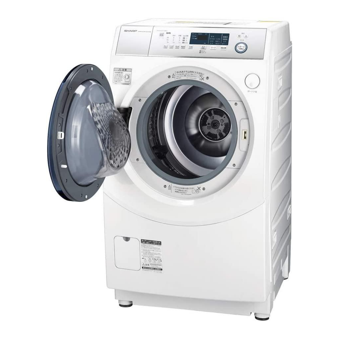 シャープ ドラム式洗濯乾燥機 10kg SHARP（シャープ）ドラム式洗濯乾燥機【洗濯10㎏ / 乾燥6kg】 型番