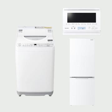 【CLAS SET】SHARP ハイクラス家電3点セット