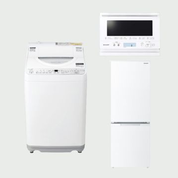 【CLAS SET】SHARP ハイクラス家電3点セット