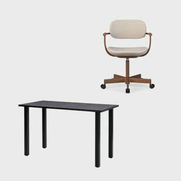 【CLAS SET】ITOKI バーテブラ03チェア＆デスク W120セット