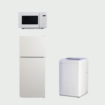 【CLAS SET】【商品おまかせでおトク】ミニマル 家電3点セット