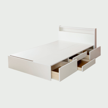 Apel 宮付き 収納ベッドフレーム NAGARA