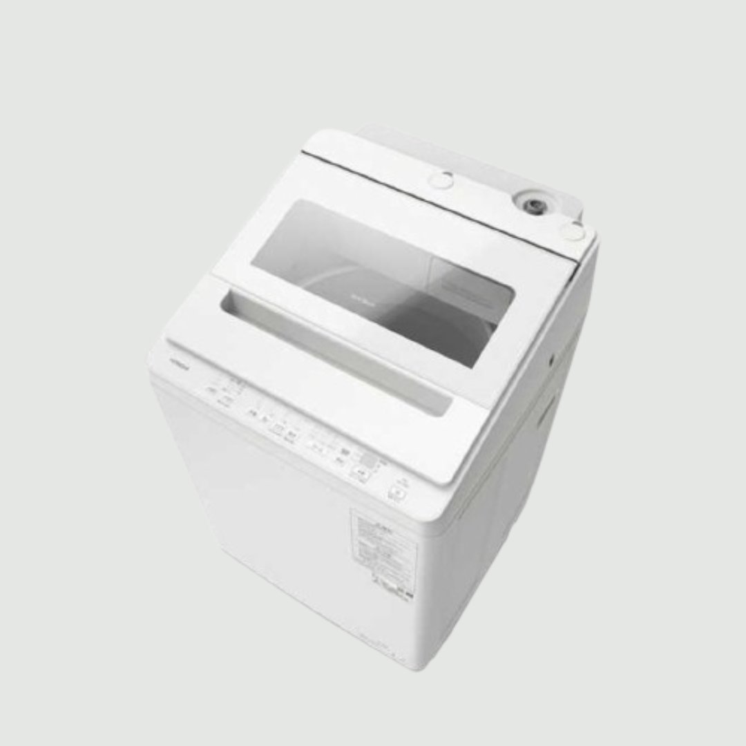 HITACHI 全自動縦型洗濯機【洗濯8kg】クリアトップモデル 洗濯:8kg