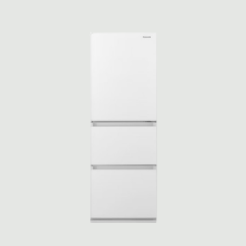 Panasonic 335L 3ドア冷凍・冷蔵庫　フルフラットガラスドアタイプ